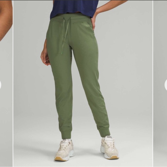 Lululemon Ready to Rulu High-Rise Jogger in Green Twill - Picture 1 of 7